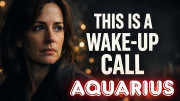 AQUARIUS ♒ This Christmas Is a Wake-Up Call — Aquarius December Message Before the 18th