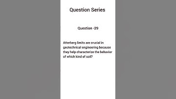 Geotechnical Engineering Interview Question Series| Basic Level Questions