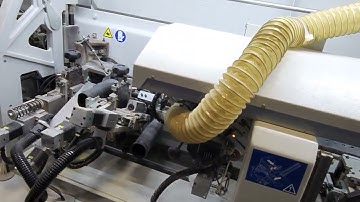 BIESSE AKRON 1440 SINGLE SIDE EDGEBANDER (W/PRE-MILL & CORNER ROUNDING)