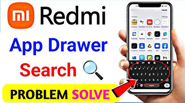 How to fix app drawer search in redmi || Redmi App Drawer Search Problem, Miui App Drawer Search