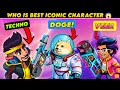 Who is best iconic character   techno vs doge vs veer all iconic character gameplay battle stars