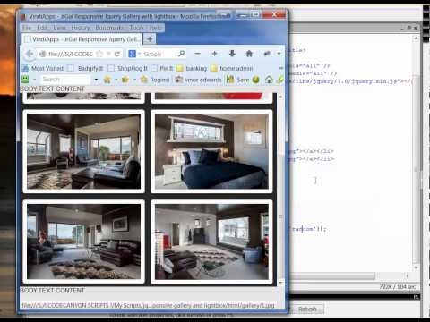 jrgal - jQuery responsive gallery and lightbox