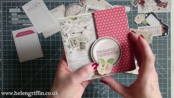 Vintage Envelope Flip Book/Album Tutorial