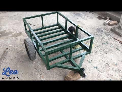 How To Make Motorbike Trolley For 70 Cc Motorbike Youtube