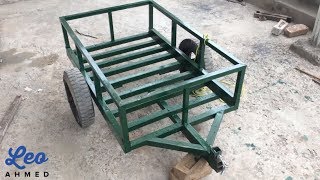 How to make Motorbike trolley | for 70 cc Motorbike