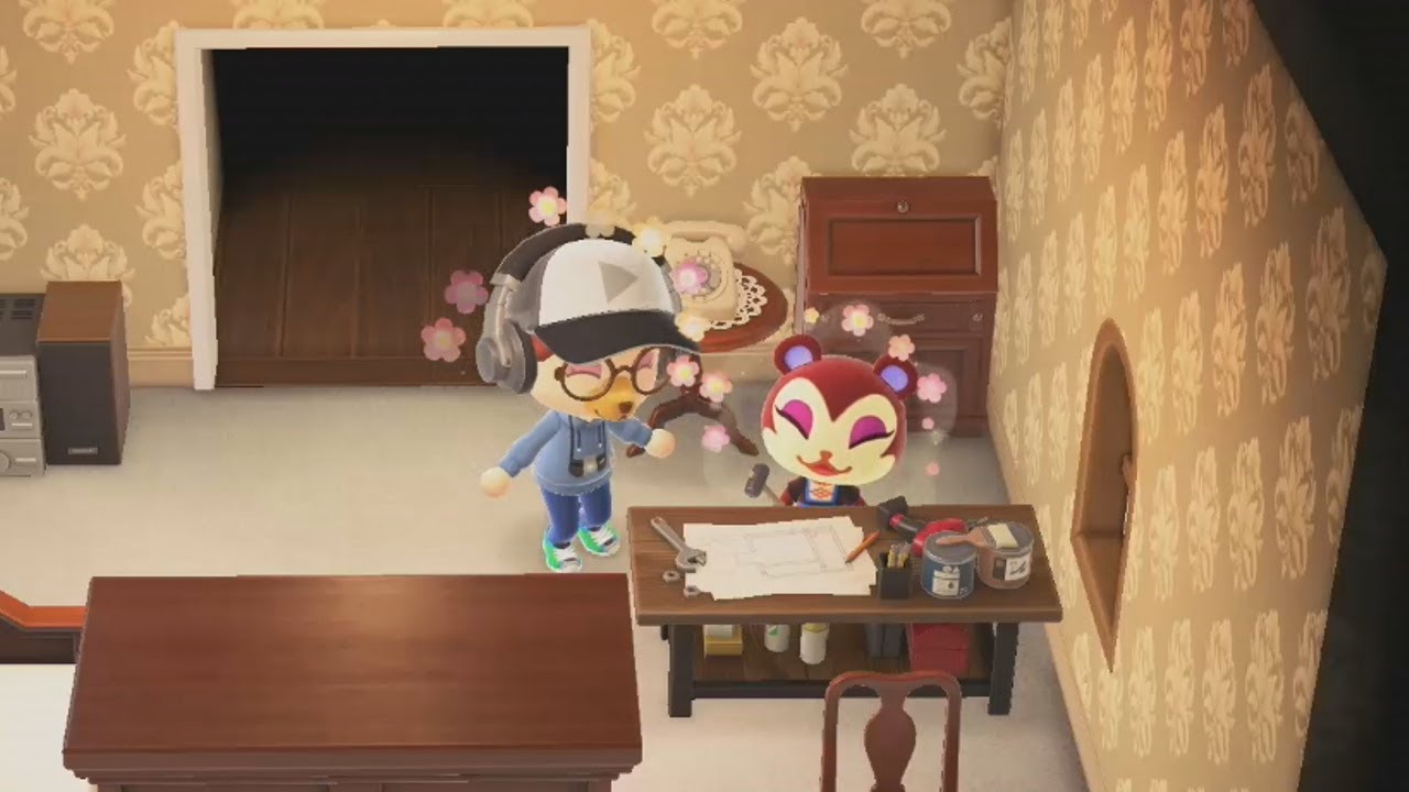 Animal Crossing: New Horizons] Rebecca looks so cute while doing
