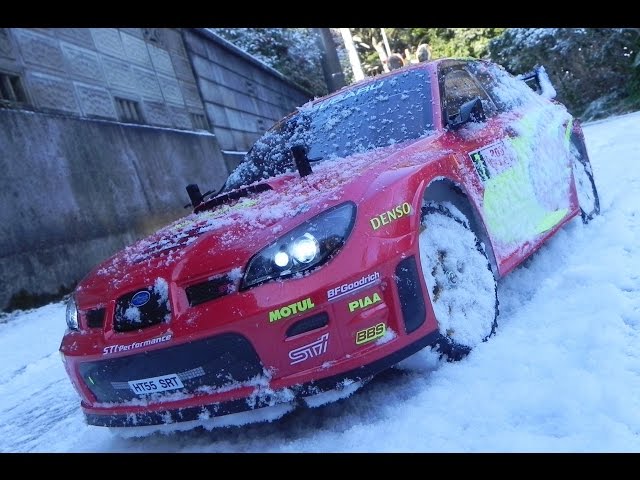 ラジコンPV インプレッサWRX STI 雪上 タミヤDF-03Ra