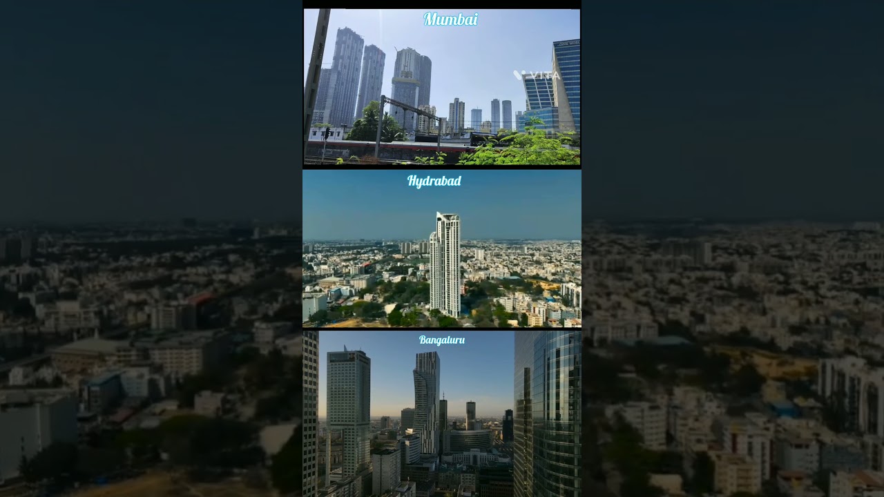 Mumbai vs Hyderabad vs Bangaluru 🔥 Which city is the India's smartest city 🌆 Development 