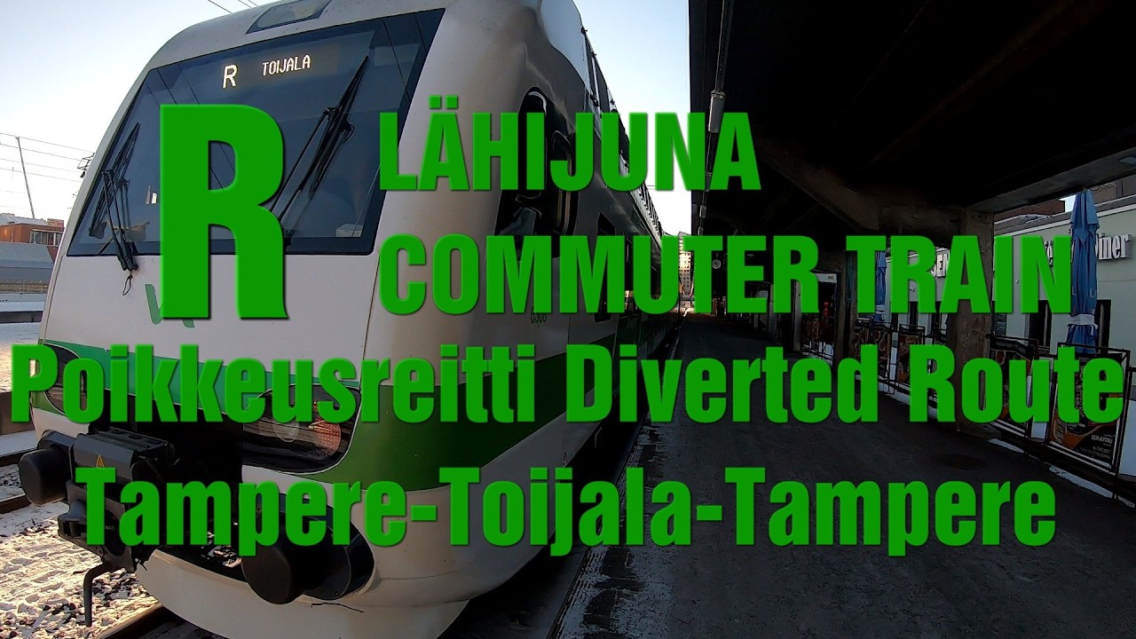 Tampereen seudun R-lähijuna Tampere region R commuter train
