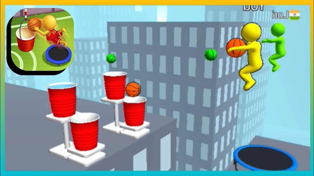 Jump Dunk 3D | All Levels Gameplay Android,ios (Levels 1-6) - YouTube