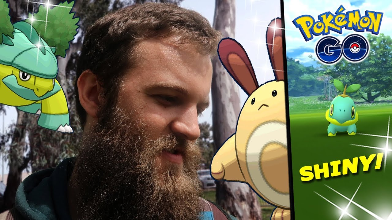 SO MANY SHINY TURTWIG + A SNEAKY SHINY! (POKEMON GO COMMUNITY DAY) FEAT HOMELESS LOOKING FREAK