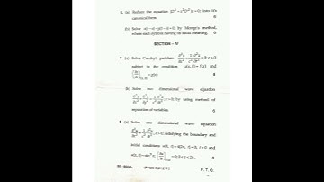 MDU B.Sc Maths (hons) 2021 3rd sem Partial Differential Eqn Question Paper. Pdf link in comment box.