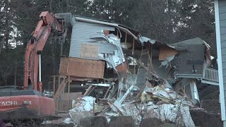 Idaho Murders: King Road house demolition video
