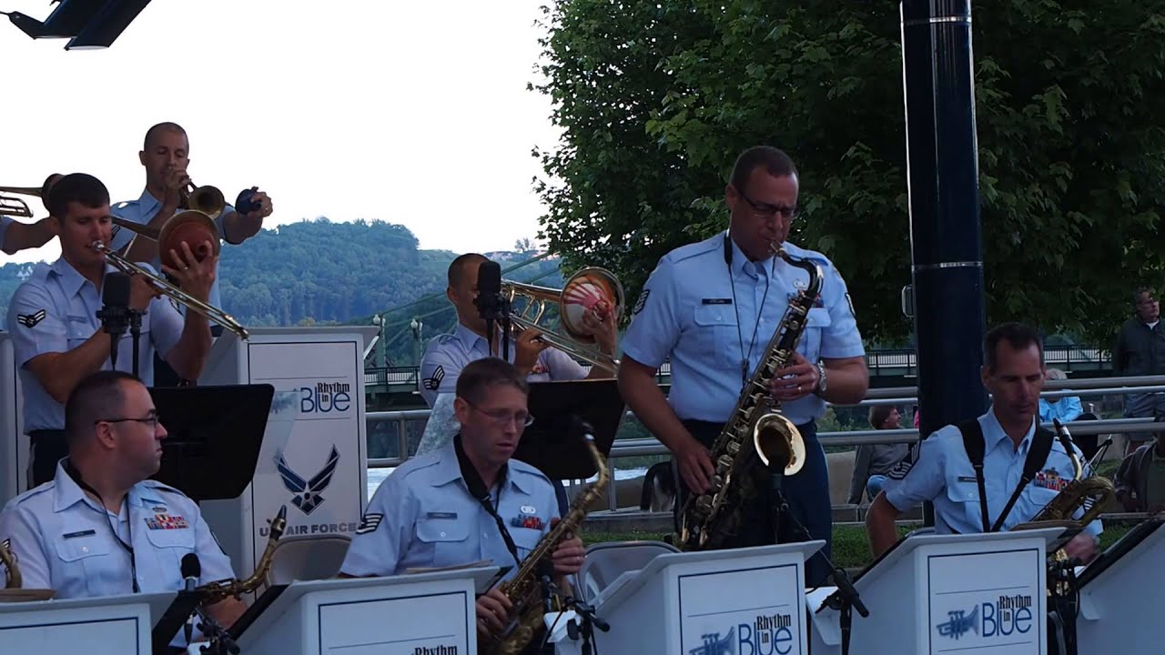 USAF Heritage of America Band Pennsylvania 65000 Riverside Park Easton, Pa (P6140216) YouTube