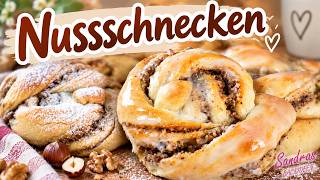 Nussschnecken wie vom Bäcker – So einfach geht's mit Hefeteig!