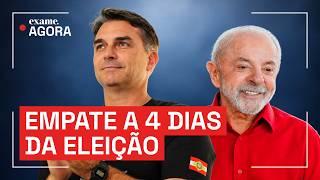 Rejeição a Lula cai e indecisos dobram na reta final contra Flávio Bolsonaro, mostra Quaest
