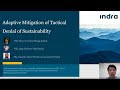 Ares 2021  adaptive mitigation of tactical denial of sustainability