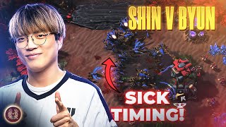 SHIN's macro is TERRIFYING | ByuN v SHIN Bo3 (Starcraft 2)