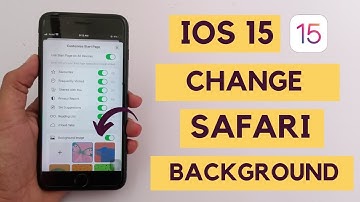 How To Change Safari Background On iPhone In iOS 15
