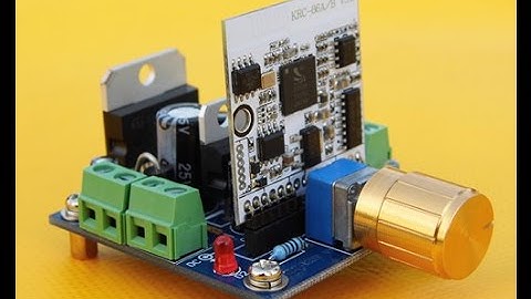 Bluetooth Audio Module KRC-86B Test