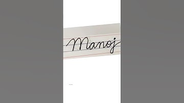 Manoj 🤩 Cursive writing shorts #cursive #shorts #manoj