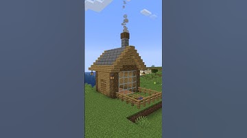 Minecraft Starter House Tutorial 🏠#minecraft #shorts #viral #ytshorts