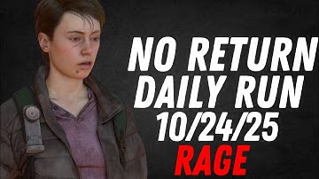 (read description) No return - Daily run on Grounded as Mel 10/24/25 