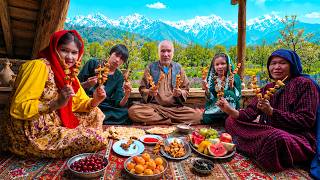 Off-Grid Rural Life in the Mountains of Afghanistan | Amazing Rustic Dinner Recipe