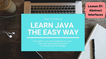 Java#37 | Abstract Interfaces | Learn java the easy way