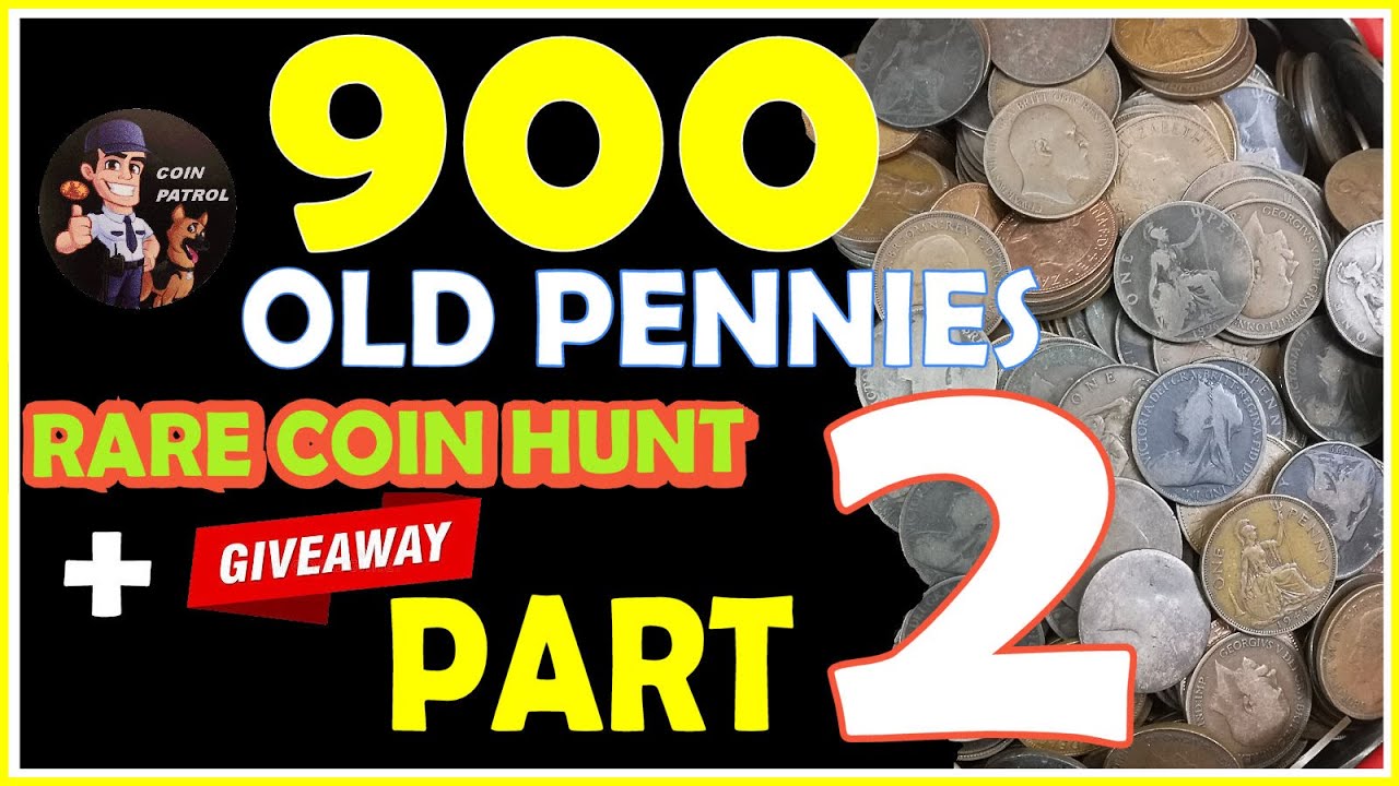 Rare Coin Hunt - 900 Pennies To Search Through - Part 2 - YouTube