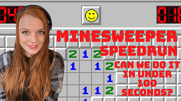Can we beat the game in under 100 seconds? Minesweeper speedrun!