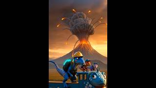 Volcano Eruption for Kids | Dinosaur Train Rescue – Save the Triceratops Family | Dino Train