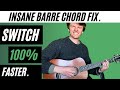 the #1 SECRET to FASTER barre chords, my Best Discovery in 10 years.