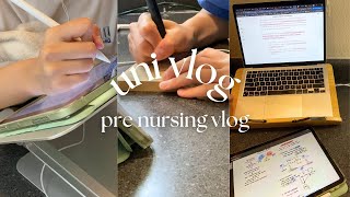 Uni Student Vlog: studying metabolism & renal system, last a&p lab, morning workouts