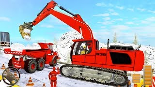 Grand Snow Excavator Simulator - Driving Construction Vehicles | Android Gameplay screenshot 2