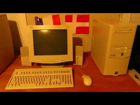 Windows 98 Startup on Custom 1998 PC