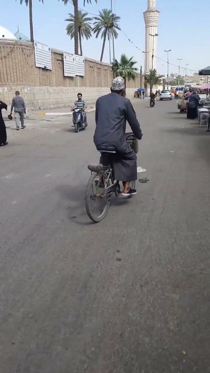 Asif Raza Saifi Sahab Bagdad Shareef Ki Galiyon Me Cycle Se Safar Ki Ek Jhalak - Chishti World
