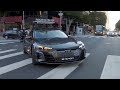 Audi e-tron GT Concept driving in Los Angeles