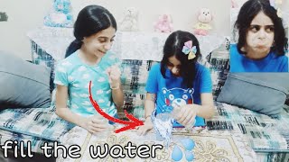 fill the water challenge ?/تحدي تيك توك/ايلاريا زعلت?‍️