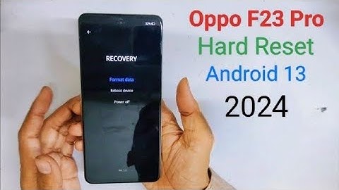 Oppo F23 5G Hard Reset Android 13 || Pattern Unlock Without PC 2024