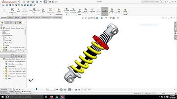Modelling and Assembly of Shock Absorber using Solidworks