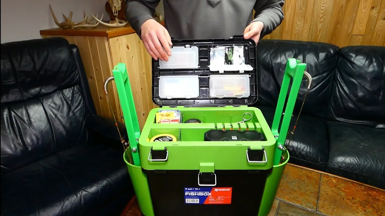 Every Ice Fisherman Needs This! NISUS Fishbox Review YouTube