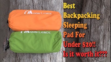 Best Budget Backpacking Sleeping Pad - Moon Lence Sleeping Pad Review - Tested Olympic National Park