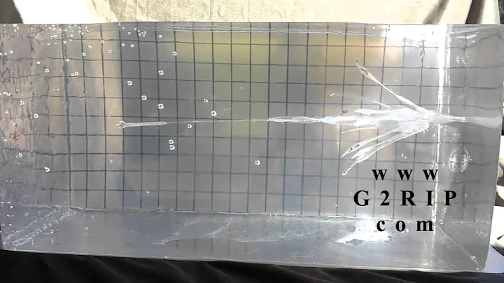 G2Research RIP 9mm test using 12 x 12 x 20" Ballistic gel
