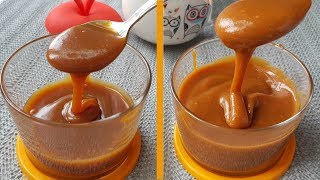 Карамель на 20 % Сливках для десертов // Caramel recipe on Light cream for desserts