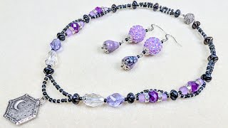 Choker & Earring Set w/ Under the Stars Soft Flex Design Challenge Kit + NEW formula wire fine dia. screenshot 2