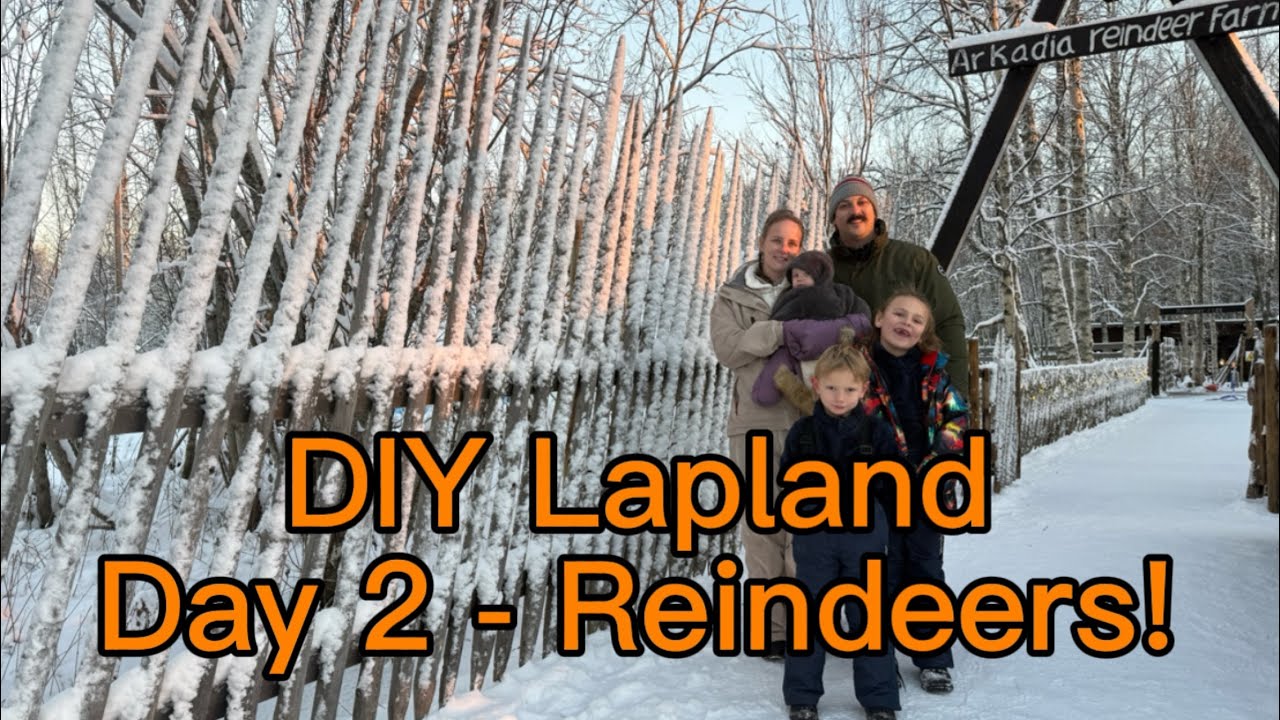Lapland DIY – Day 2 | Reindeer Farm, Ounasvaara Ski & Sledding Fun