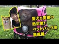 愛犬と愛猫の熱対策！ペットバッグ用扇風機