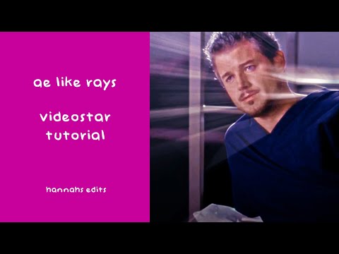 AE LIKE RAYS TUTORIAL ON VIDEOSTAR || hannah’s edits