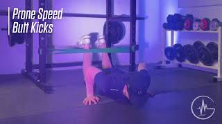 Prone Speed Butt Kicks